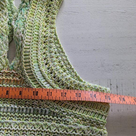 Zara Crochet Midi / Maxi Halter Dress Large - Picture 10 of 12